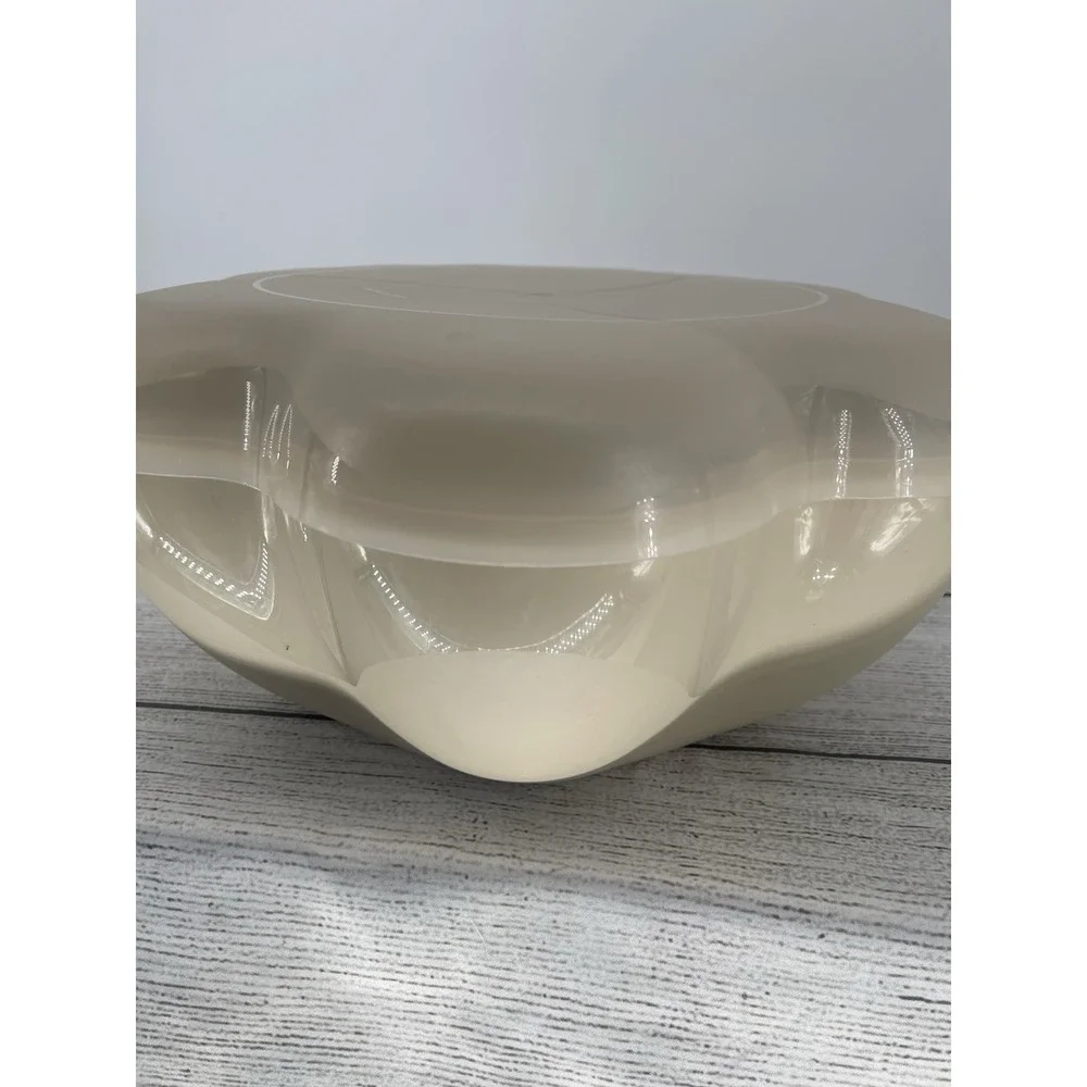 Tupperware‎ XL Flower Shape Chip Salad Dessert Bowl With Lid